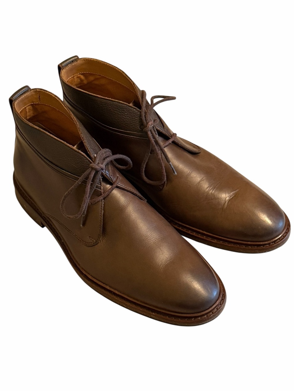 Cole Haan C28479 Men’s Brown Leather Chukka Boots Plain Toe Size 9M